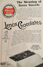 NECCO New England Confectionary Co Lenox Chocolates The Outlook 1906 Orig 6x9"