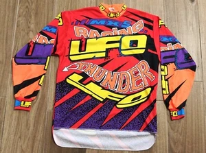 Vtg UFO Thunder MX-5 motocross Jersey vintage Mx VERY RARE maglia epoca no FOX - Bild 1 von 3