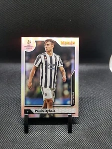 2021-22 Topps Merlin cromo UEFA Paulo Dybala refractor #82 Juventus - Imagen 1 de 2