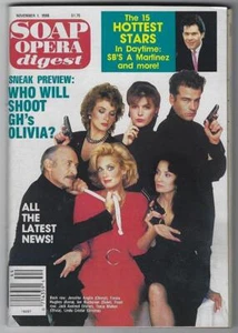 Soap Opera Digest November 1, 1988 GH Who Shot Olivia Charlotte Ross Loving - Picture 1 of 1