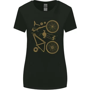 Bicicletta Parti Ciclismo Moto Divertente Donna più Ampia Taglio T-Shirt - Foto 1 di 55