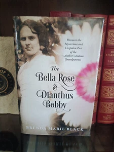The Bella Rose & Dianthus Bobby_Brenda Marie Black_HCDJ_1st Edition_SIGNED_VryGd - Picture 1 of 13
