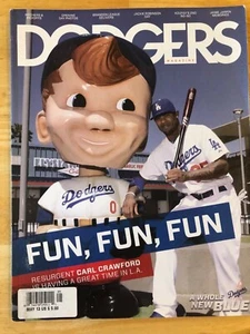 2013 Dodger Magazine, Carl Crawford on cover, LOOK - Picture 1 of 2