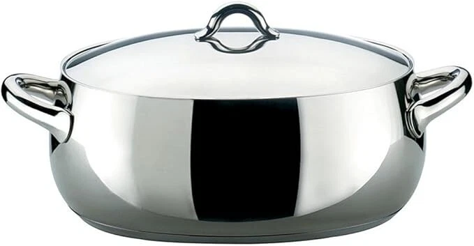 Alessi - SG112/30 -"Mami"Casseruola Ovale in Acciaio Inossidabile 18/10 Lucido. - Immagine 1 di 1