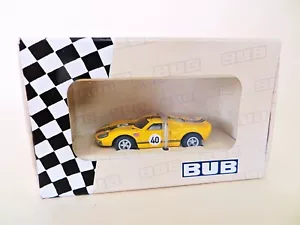 BUB BUBMOBIL 08105 'FORD GT40 RACING CAR #40' YELLOW/BLACK 1:87 Ltd Ed MIB/BOXED - Picture 1 of 7