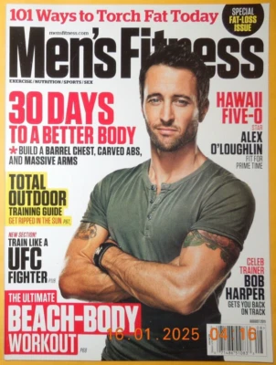 ALEX O'LOUGHLIN mens fitness MOON BLOODGOOD bob harper GINA CARANO sam Bradford - Image 1 of 4