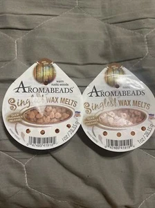 AROMA BEADS SINGLES! WAX MELTS WARM RUSTIC WOODS 1oz Set Of 2 - Picture 1 of 2