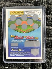 Mickey Mantle 1991 Topps RARE Match the Stats Game Card #52 Unscratched