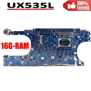 Placa base para Asus Zenbook Pro 15 Ux535li Ux535l I5 I7 CPU GTX1650TI-V4G 16 GB - Imagen 1 de 6