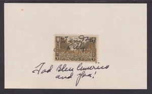 Gen. Thomas W. Kelly, Director of Operations Joint Chiefs, signed Army stamp - Picture 1 of 2