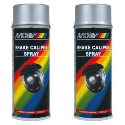 2 x Motip Bremssattel-Spray silber 400 ml 04096 Tuning Bremssattel-Lack Farbe - Bild 1 von 4