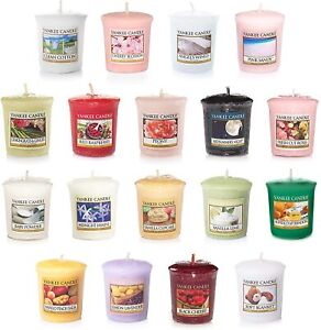 Yankee candles Assorted Fragrances Official Votive Samplers Mixed Top Scents