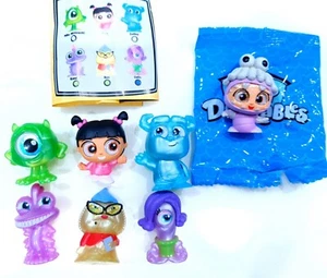 Complete Set Disney Doorables Monsters Inc Boo In Costume Mike Sulley Figures - Picture 1 of 6