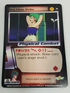 Red Elbow Strike 10 DBZ Dragon Ball Z Saiyan Saga 2000 CCG - Picture 1 of 2