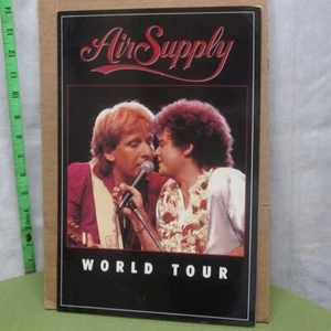 AIR SUPPLY pop music Jordache World Tour souvenir program Russell Hitchcock 1983 - Picture 1 of 4