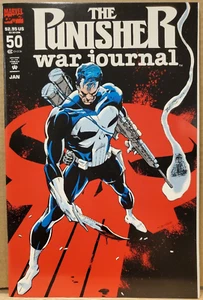 Punisher War Journal 50 KEY Preview of Punisher 2099 EMBOSSED Cover 1993 Marvel - Picture 1 of 7