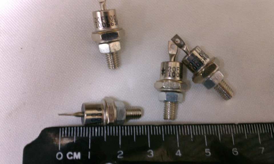 POSITIVE INDUSTRIAL RECTIFIER DIODE 20A 1000V - 20F100 USA FREE SHIPPING - Image 1 of 1