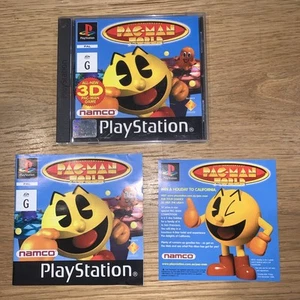 Pac Man World + Manual - PS1 - Tested & Working - Free Postage - Picture 1 of 9