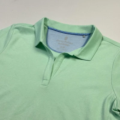 Tommy Bahama Polo Shirt Womens Medium Green IslandZone Performance Stretch Golf - Image 1 of 4