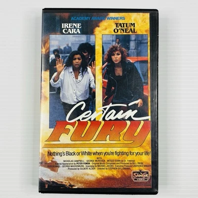 Certain Fury VHS Tape Big Box Tracked Postage Tested & Working - Image 1 of 4