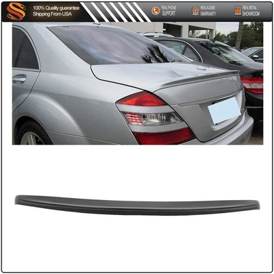 Trunk Spoiler Wing For 2007-2013 Mercedes Benz W221 S550 S600 S65 S63 Foto 1 de 4