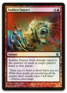 Sudden Impact #25 (Foil) (NM) Premium Deck Fire Lightning PD2 Magic MTG - Picture 1 of 2