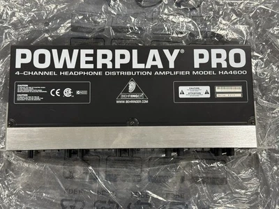 Behringer POWERPLAY PRO HA4600 4-Channel Headphone Distribution Amplifier - Image 1 of 4