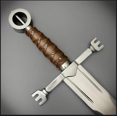 手工锻造 Gallow 玻璃高碳钢中世纪剑爱尔兰短剑 — 第 1/4 张图片