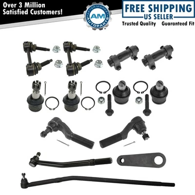 Front Ball Joints & Tie Rods Kit Fits 2008-2014 Ford E-150 E-250 2008-2019 E-350 - Image 1 of 4