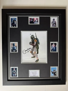 Jeremy Bulloch “Boba Fett” Star Wars Signed Framed 20X16” Double Mounted Display - Picture 1 of 8