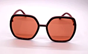 GUCCI GG0890S 003 55-19-140 SINGLASSES SQUARE PINK - Bild 1 von 6