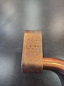 Burndy YGL34C34 Compression Cross Grid Connector 250-500 MCM or 3/4" Ground Rod - Picture 1 of 5