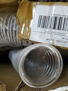POWERTEC 70144 Tubo Raccolta Polveri PVC (2-1/2 Pollici x 20 Piedi) | Flessibile Trasparente - Foto 1 di 3