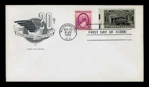 E19 20c SPECIAL DELIVERY TRUCK FDC - FARNAM - Picture 1 of 2