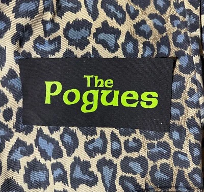 The Pogues "Logo" Patch- Shane Mac Gowan Tom Waits Dropkick Murphys Folk Punk