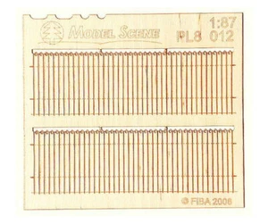 Modelo Escena HO Escala 1/87 Valla de Madera Decorativa Europea Tipo 12 - Imagen 1 de 1