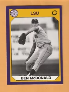 Ben McDonald LSU Tigers 1990 Karte Denham Springs Louisiana 10B - Bild 1 von 2