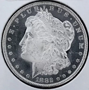 ⭐️1882 O MORGAN⭐️SUPERB GEMBU+++⭐️FLAWLESS PROOF LIKE⭐️SO RARE THIS NICE⭐️ - Picture 1 of 2