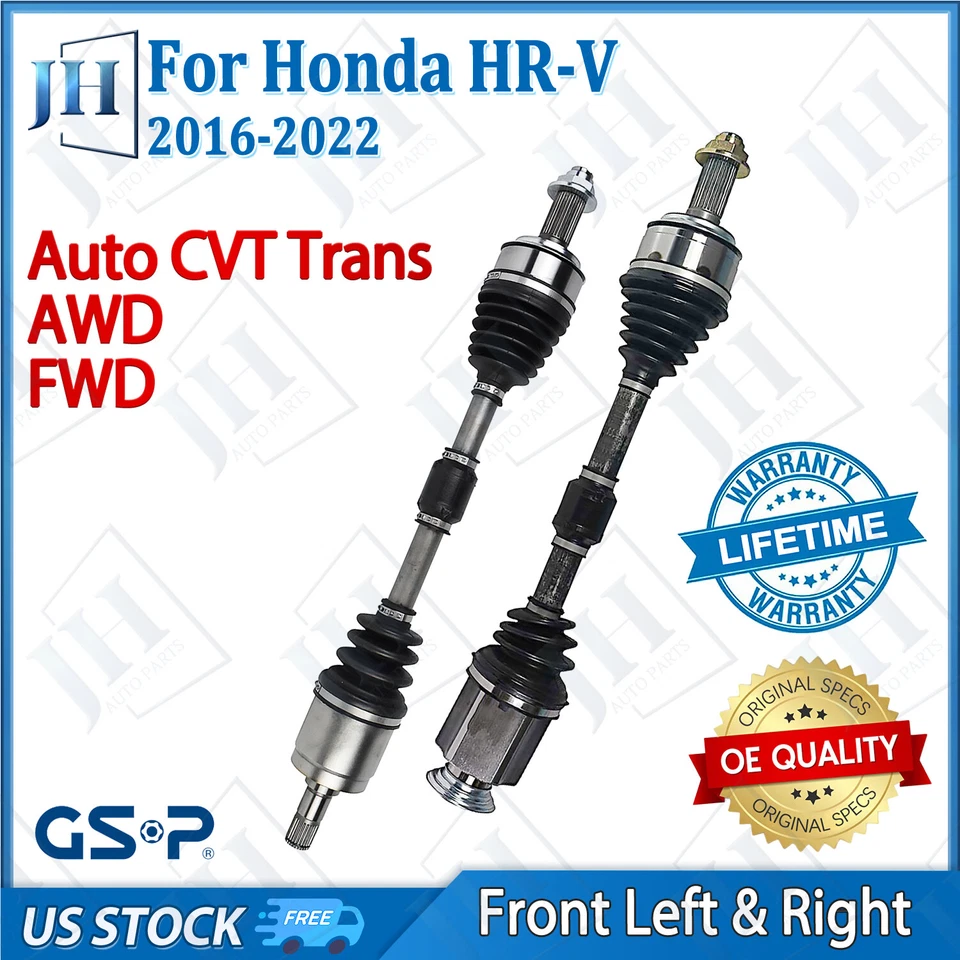 Par dianteiro original de fábrica LH RH CV conjunto de eixos para 2016 17 18 19 20 21 22 Honda HR-V FWD - Imagem 1 de 4