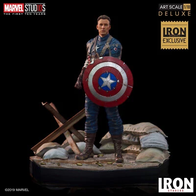 1/10 hero Studios MARCAS41421-10 Captain America Statue Display Figure Model - Image 1 of 4