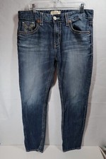 Big Star Jeans Men's Denim Size 36 R Endeavour Slim Bootcut Thick Stitch Casual