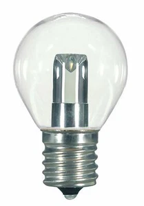 Satco S9167 1W 120V S11 LED E17 Intermediate Base 2700K Clear Bulb (Pack of 10) - Picture 1 of 3