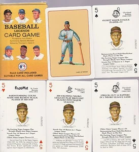 SCHULRANZEN PAIGE 4 KARTEN AUS DEM BASEBALL LEGENDS SPIELKARTENSPIEL 1991 - Bild 1 von 1