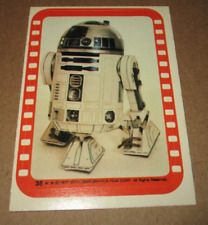1977 Topps Star Wars Sticker Trading Card #38 R2-D2