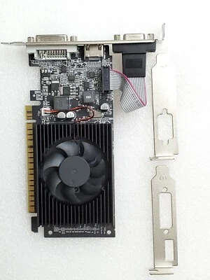 Computer For NVIDIA GeForce GT730 2GB DDR3 DVI VGA HDMI PCI-E Graphics Card - Image 1 of 4