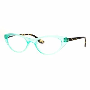 Women's Magnified Reading Glasses Cat Eye Fashion Frames Spring Hinge - Picture 1 of 24