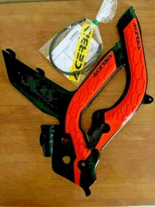 ACERBIS PROTEZIONI TELAIO ADATTE PER KTM XCF-W 500 2020 - 2022 NERO/ARANCIONE - Foto 1 di 1