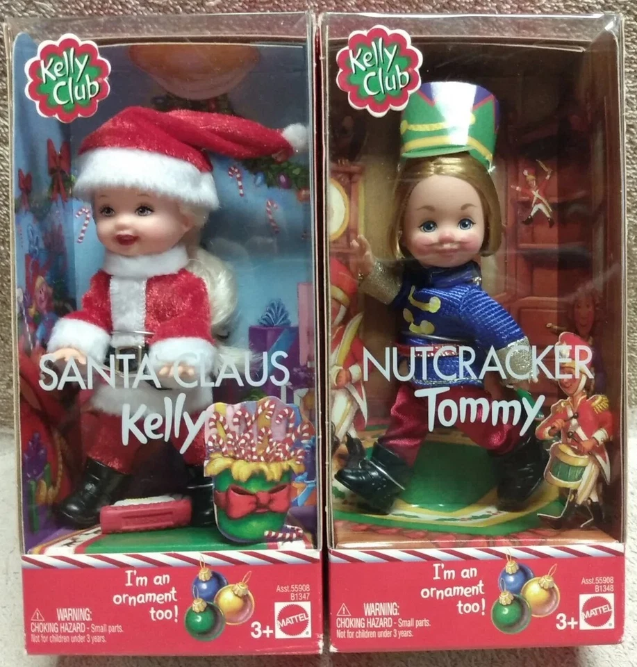 Santa Claus Christmas Kelly doll 2003 B1347 Mattel blonde hair