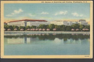 Bureau of Engraving & Printing WASHINGTON DC ~ Linen - Picture 1 of 2