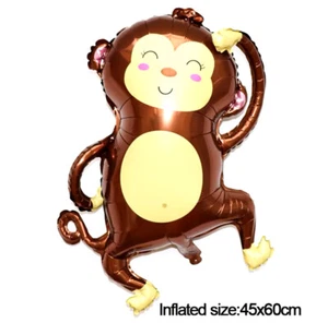 25" großer Safari Dschungel Zoo Tier Affe Folienballon Kindergeburtstag Deko - Bild 1 von 1